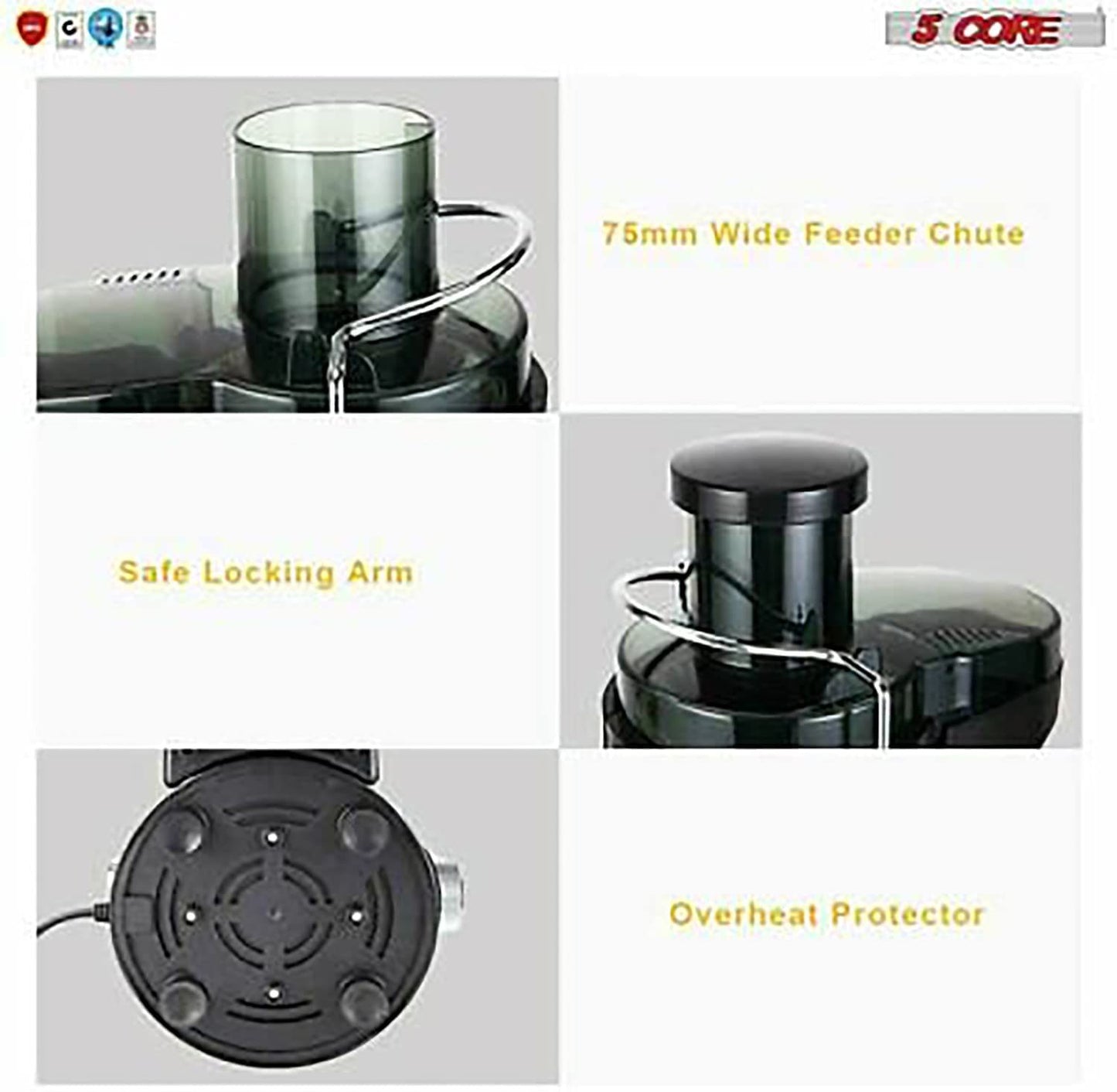 Easy Juicer with Wide Mouth