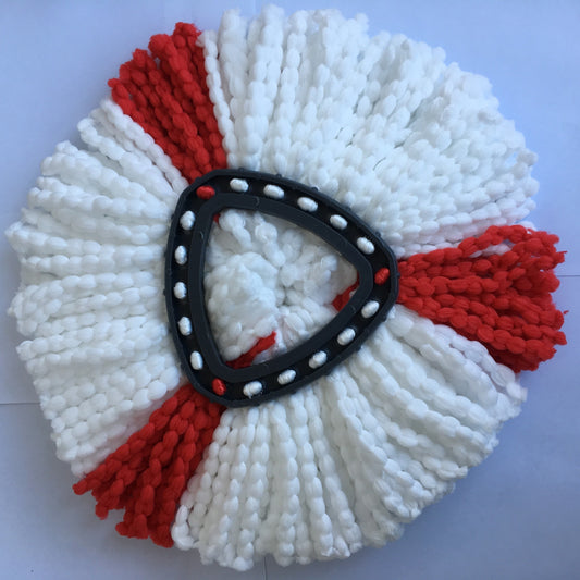 3pcs triangle microfiber mop head