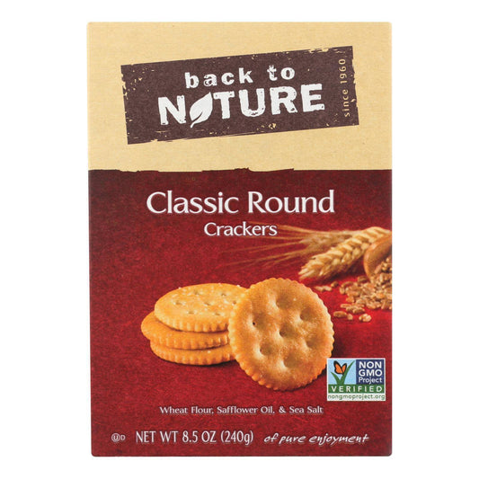 Back To Nature Classic Round Crackers