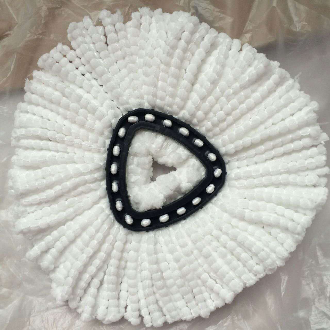 3pcs triangle microfiber mop head