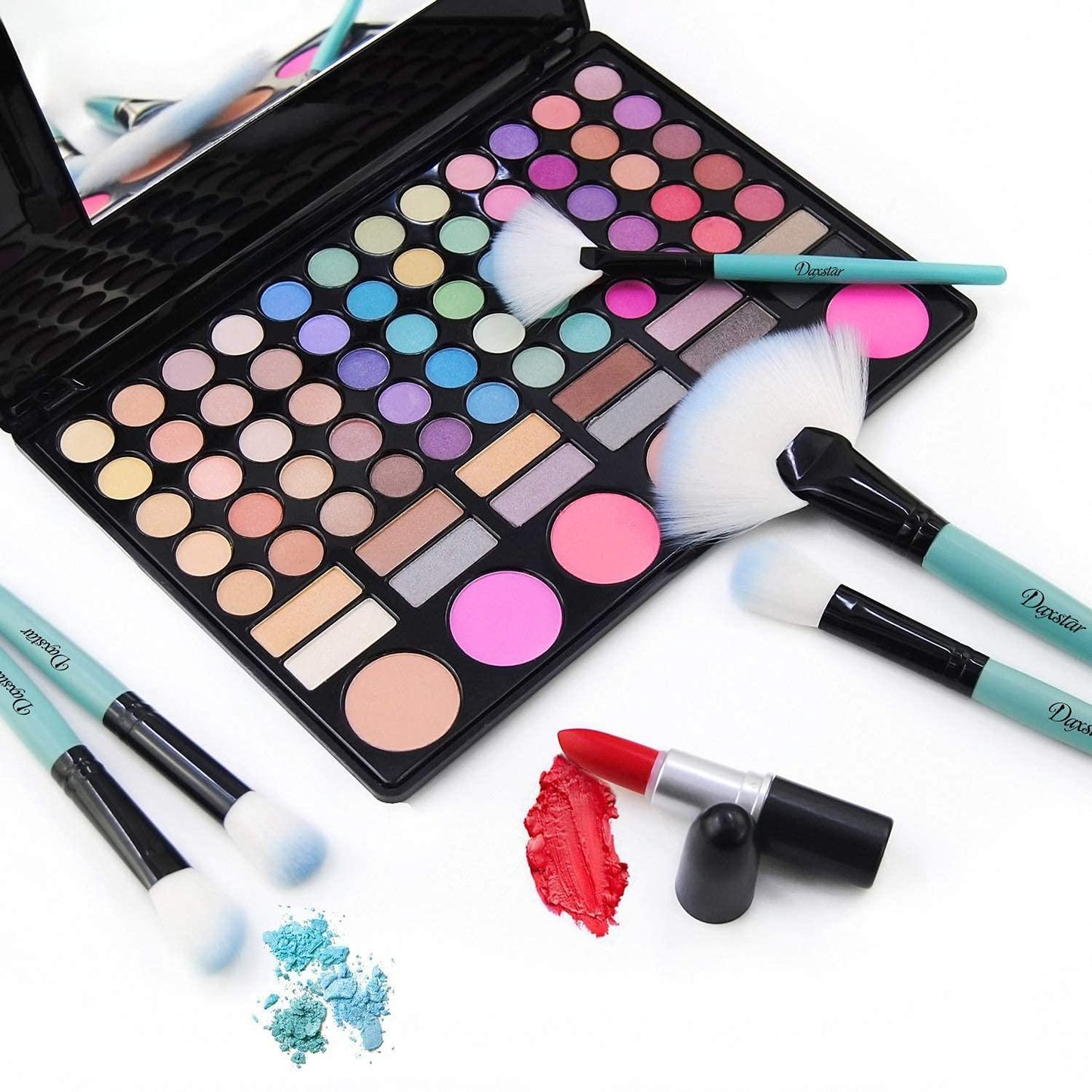 32pcs blue makeup brushes