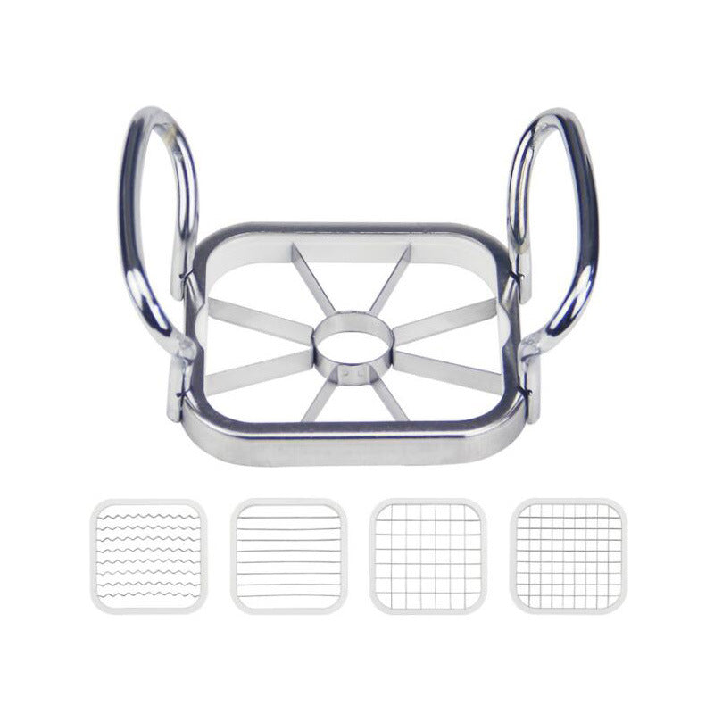 5 in 1 Multi-Functional Fruit Chopper Potato Slicer Stainless Steel
