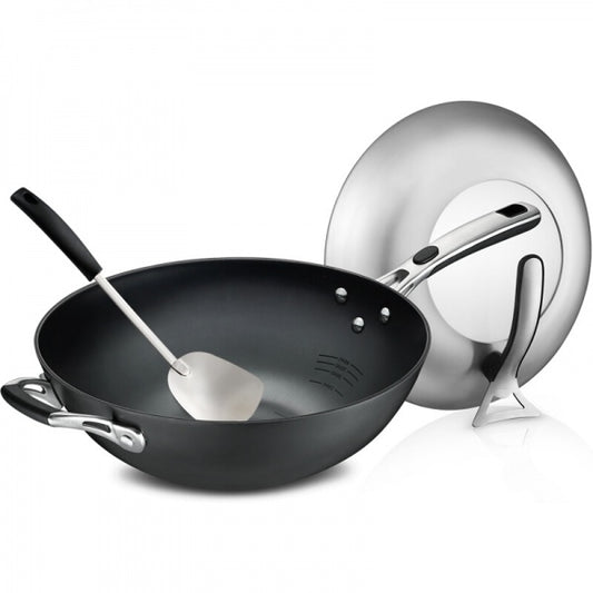 ASD, Cast Iron Can Not Rust, Uncoated Wok