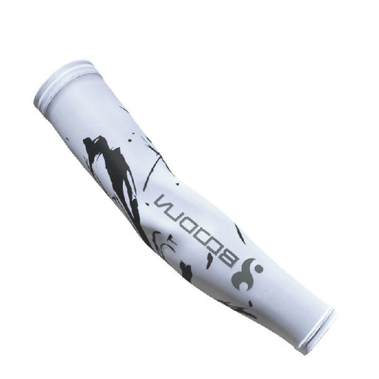 Cycling Running Arm Warmers Ink Arm Pro Arm Sleeves Quick-Dry White & Black