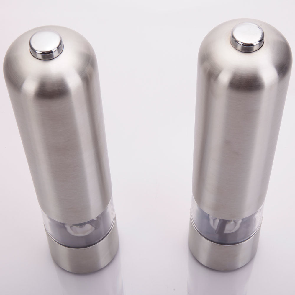 Pepper Mill, 2Pcs Stainless Steel Salt and Pepper Grinder