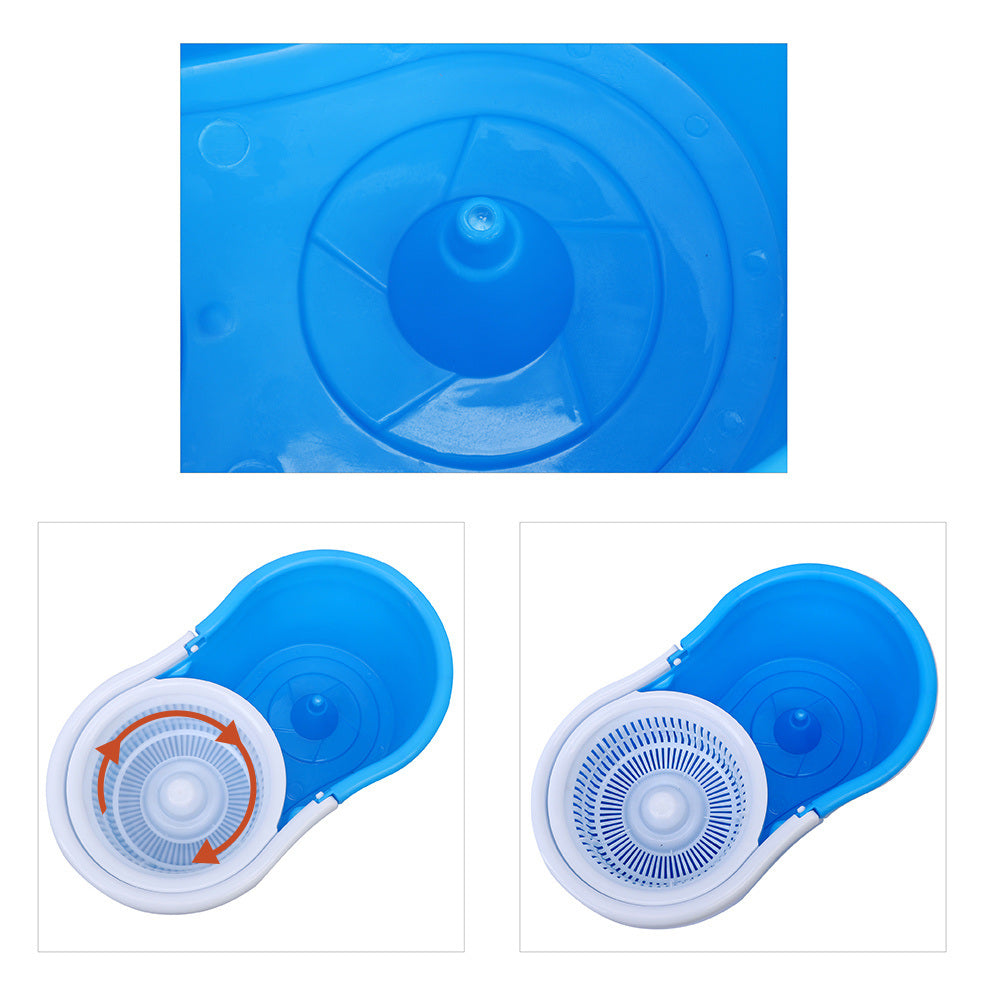 Mop with Bucket Set Dual Heads Floor Cleaning System Home Clean Tools