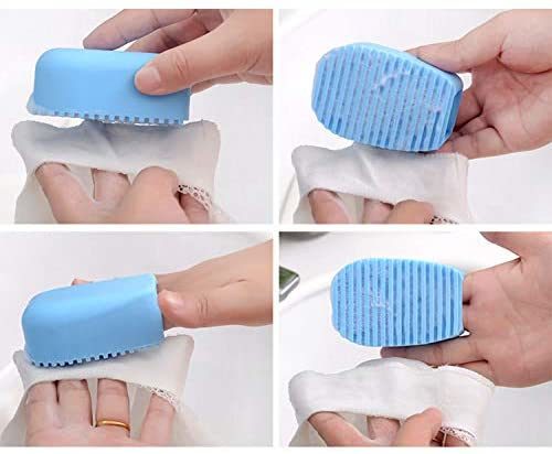 Laundry Washboard Silicone Creative Mini Handheld Washboard Laundry Scrubber Clothe Cleaner