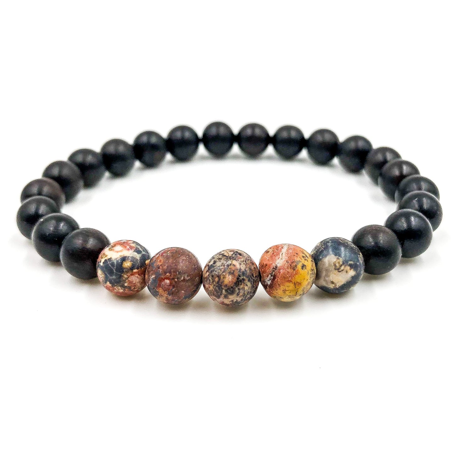 Grove - Leopard Skin Jasper & Blackwood