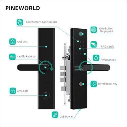 Touch Entry Mortise Smart Door Lock