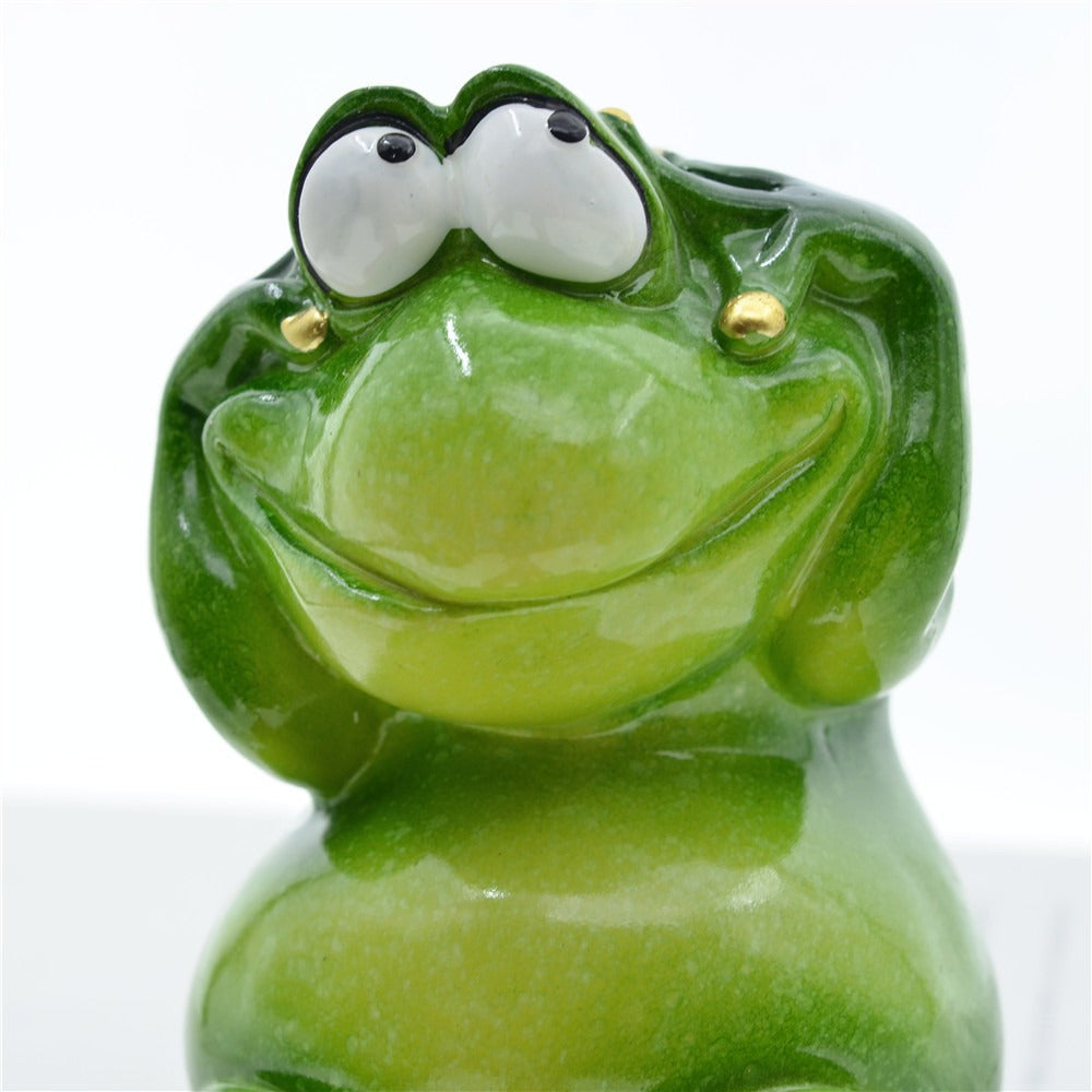 Garden Home Three No Frog Resin Decoration