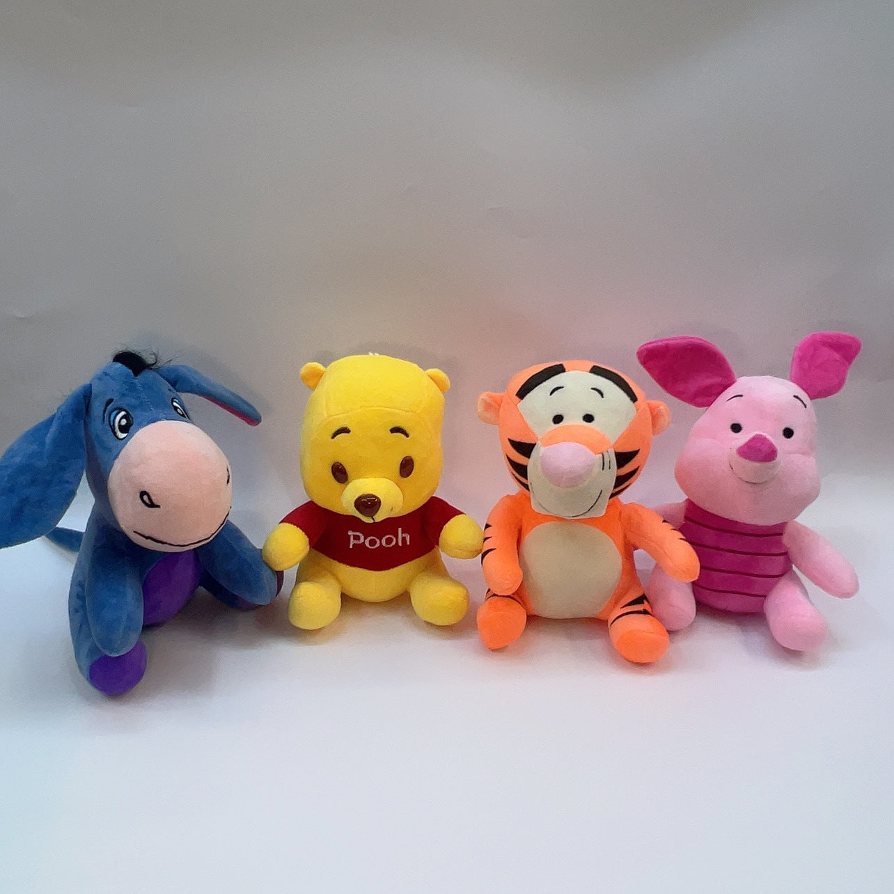 Cute Cartoon Anime Movie Winnie the Pooh Family Donkey Tigger Piglet Plush Toy Wholesale Gift Doll
