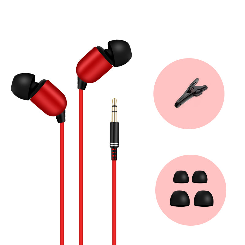 M&J 3M Earphone Monitor Headphones With Long Wire 3.5mm Gilded HiFi Stereo Universal Auricular For iPhone Huawei Xiaomi Computer