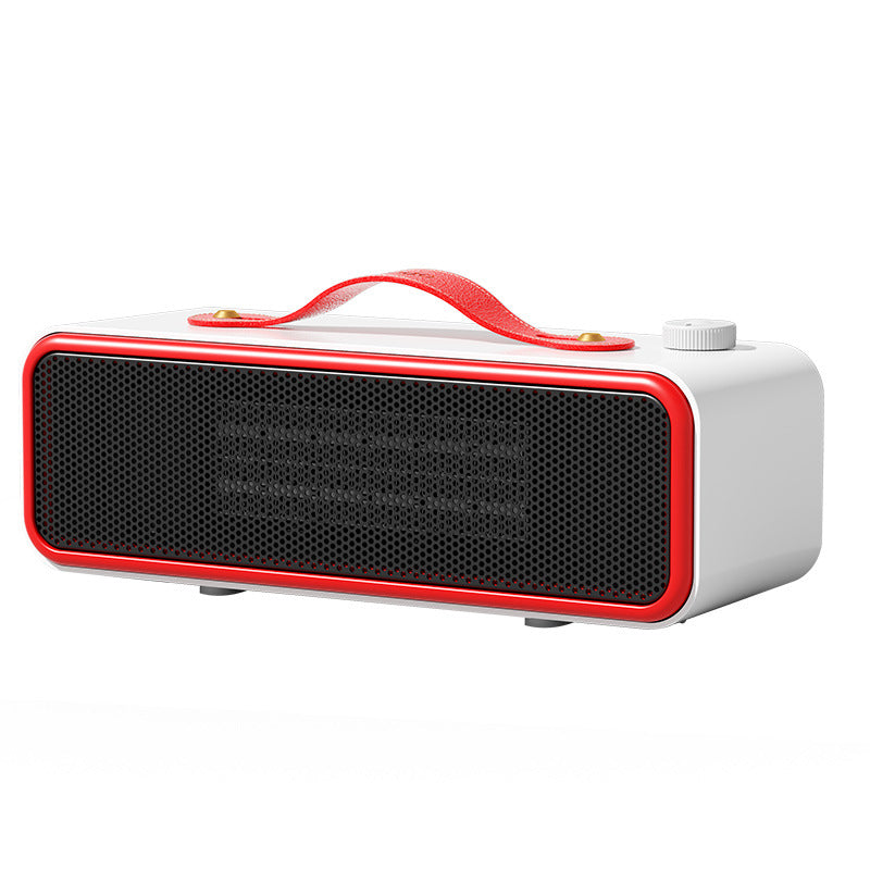 Desktop Heater Compact Quiet Electric Warm Air Fan for Home and Office Use Low Power Consumption Energy Efficient Small Size Silent Operation