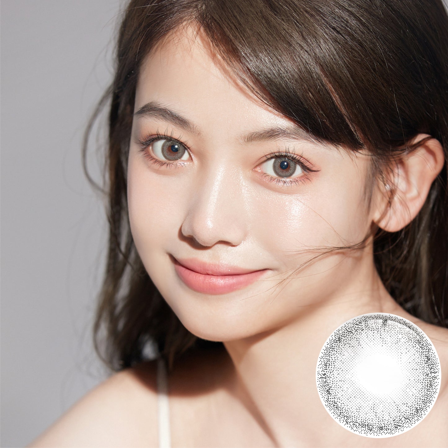 1Pcs CE  Certificate Eyes Beautiful Pupil Colorful Girl Cosplay Contact Lenses COMET GRAY
