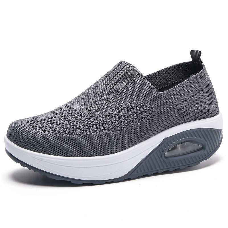 Slip-On Women's Shoes with Thick Air Flyknit Soft Sole