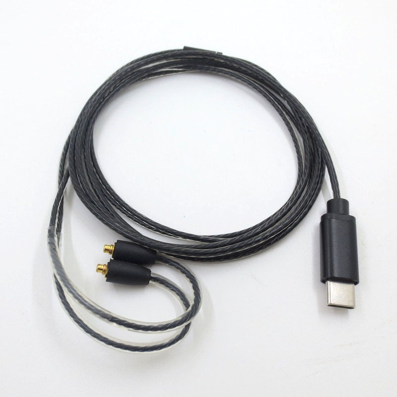 Type-C with microphone and tuning MMCX interface SE215 SE535 Shure headphone plug and unplug cable