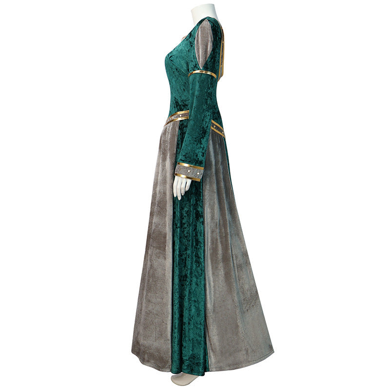 Animation Movie Shrek 2 Princess Fiona Cosplay Costume Women's Clothing