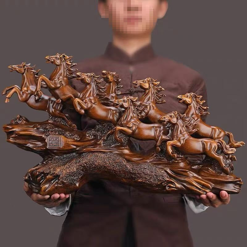 Craftsmanship Resin Feng Shui Ornament Office Boss Desk