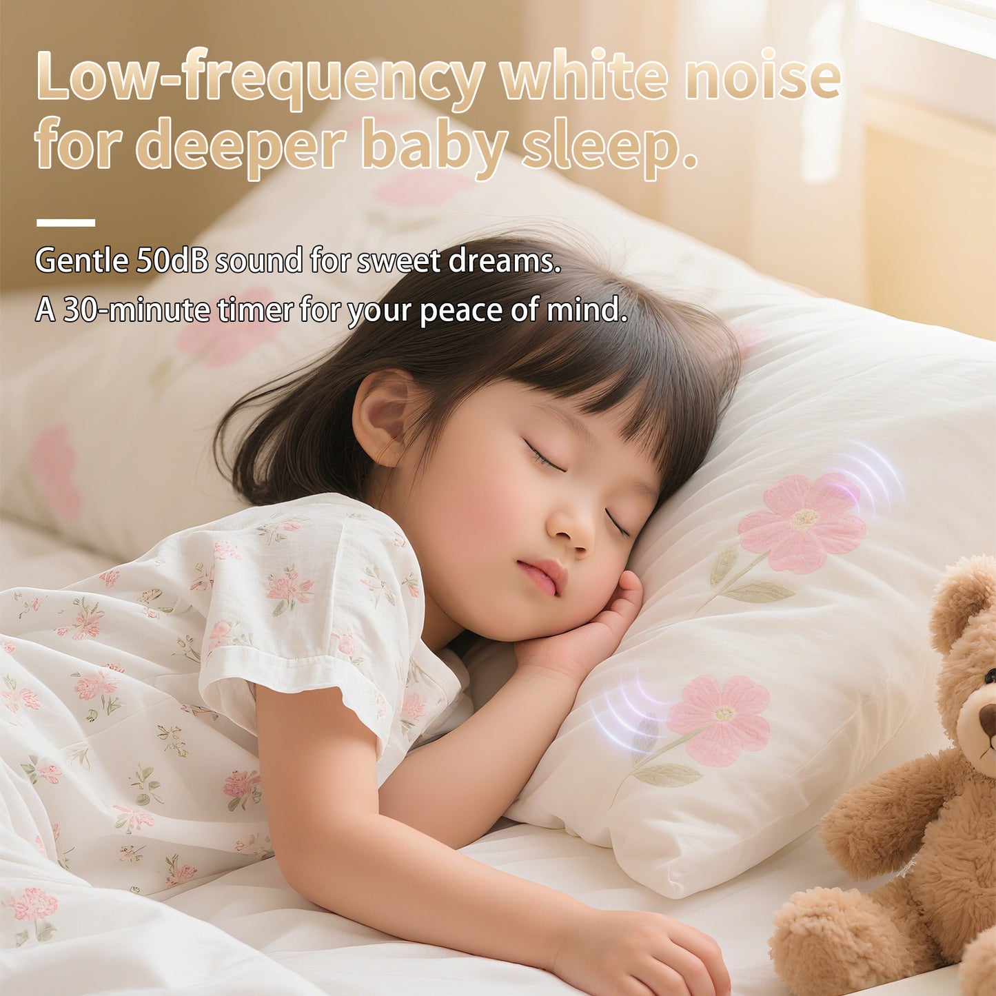 Bone conduction under pillow sleep white sound system under pillow music player