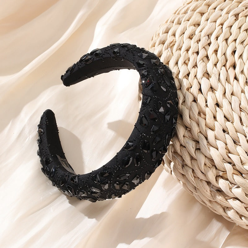 Fashionable Baroque Colorful Full Diamond High Grade Headband Headband