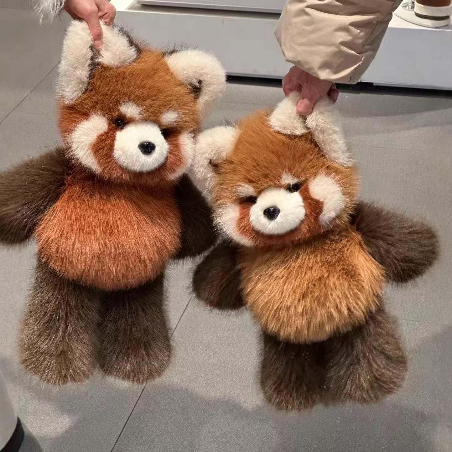 Running Series Little Panda Plush Toy Stuffed Animal Doll Gift for Festivals