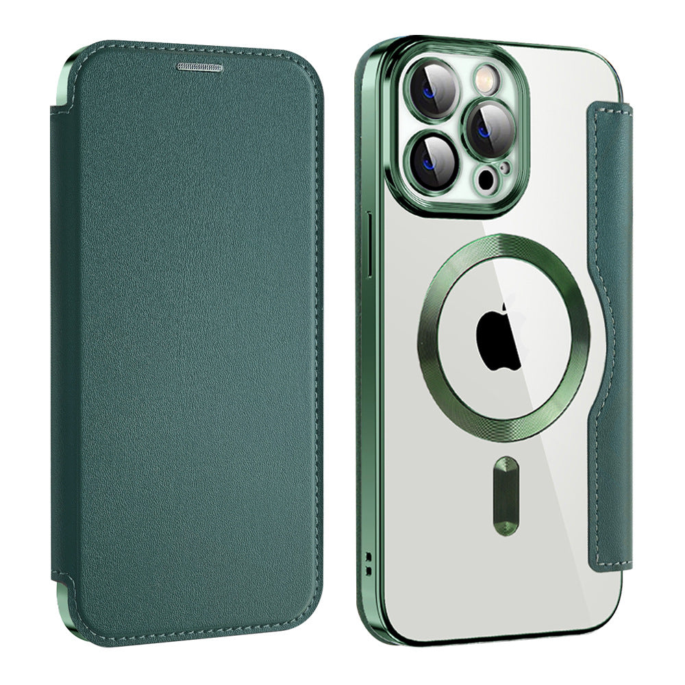 Suitable for iPhone 16 wireless charging phone case Apple 14 protective case plug-in card 13 Pro