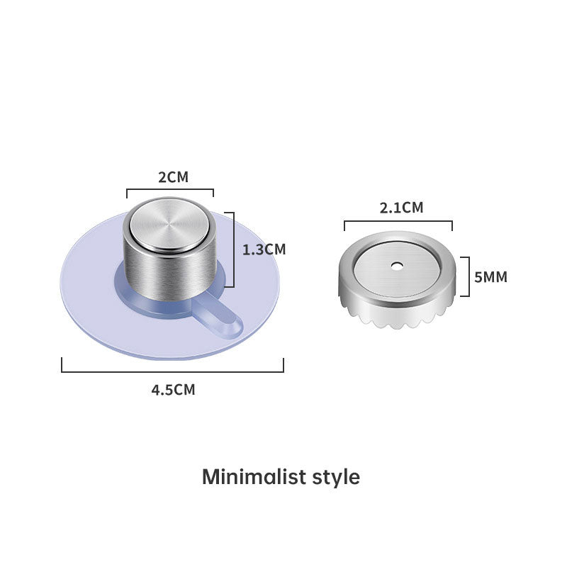 Stainless Steel Magnetic Soap Holder No Trace Paste Soap Holder in Toilet Soap Box Drain Rack Bathroom Shelf