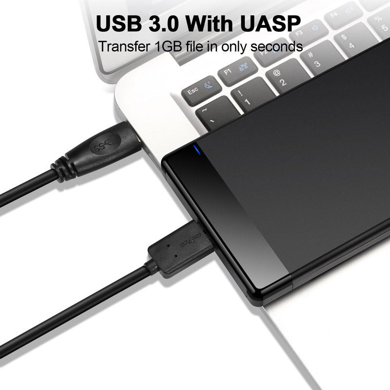 2.5-inch serial hard drive box USB 3.0 SATA notebook solid-state mobile hard drive box supports UASP