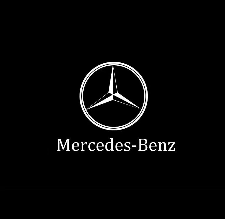 Suitable for Mercedes-Benz Welcome Lights E-Class, C-Class, S-Class, E300L, GLC Door Projection Logo Lights Laser Ground Lighting