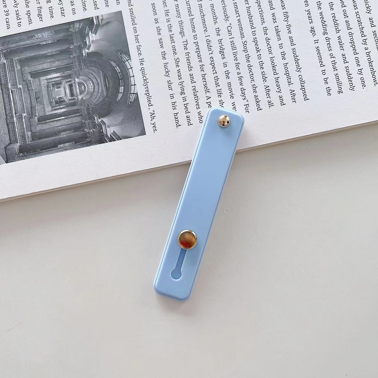 Phone Case Wristband Ring Stand Back Strap Holder Universal Protective Cover Bracket Foldable Lazy Use