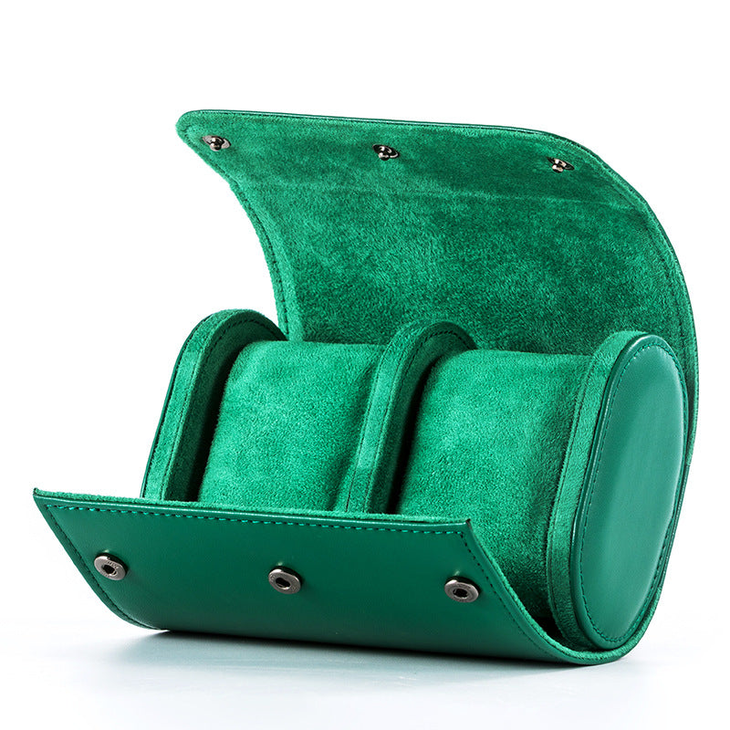 Travel Storage Bag PU Leather Watch Storage Box Color Portable Watch Bag Bracelet Jewelry Watch Box