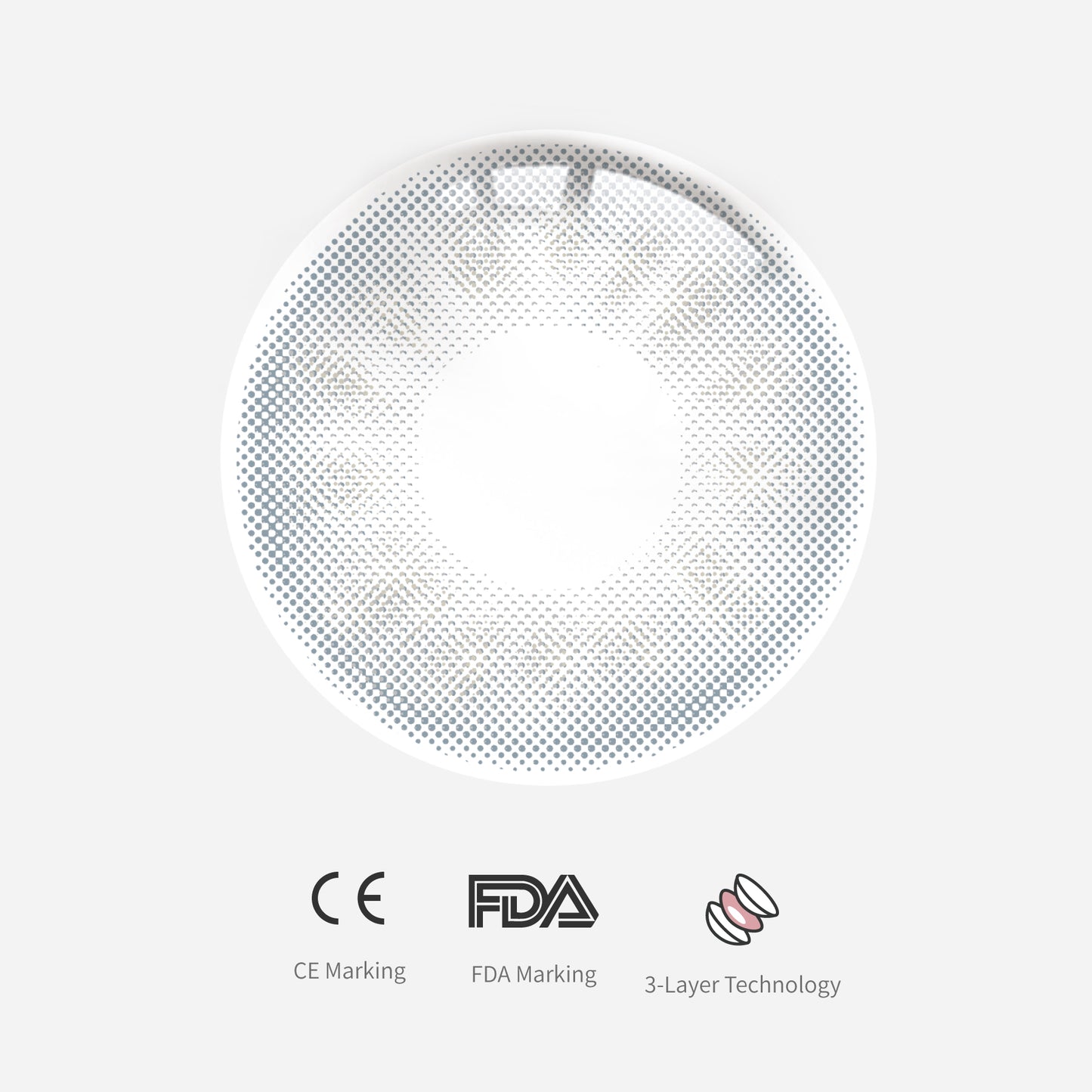 1Pcs FDA Certificate Eyes Beautiful Pupil Colorful Girl Cosplay Contact Lenses