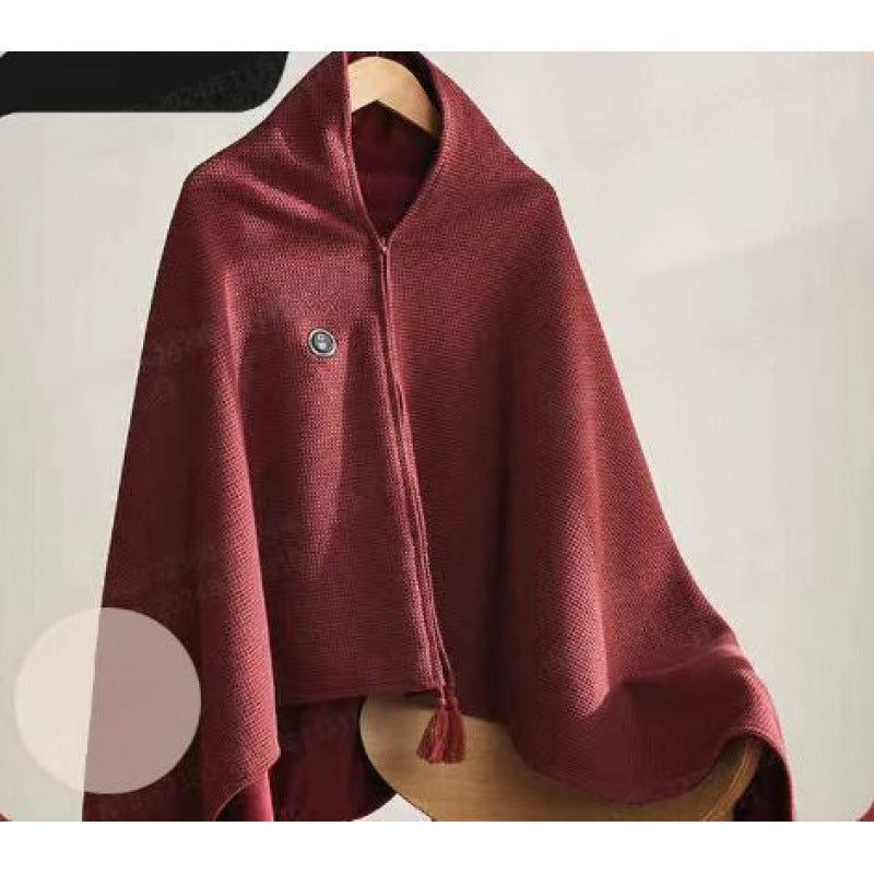 Portable heating blanket external heating shawl USB outdoor body cover blanket heating cloak