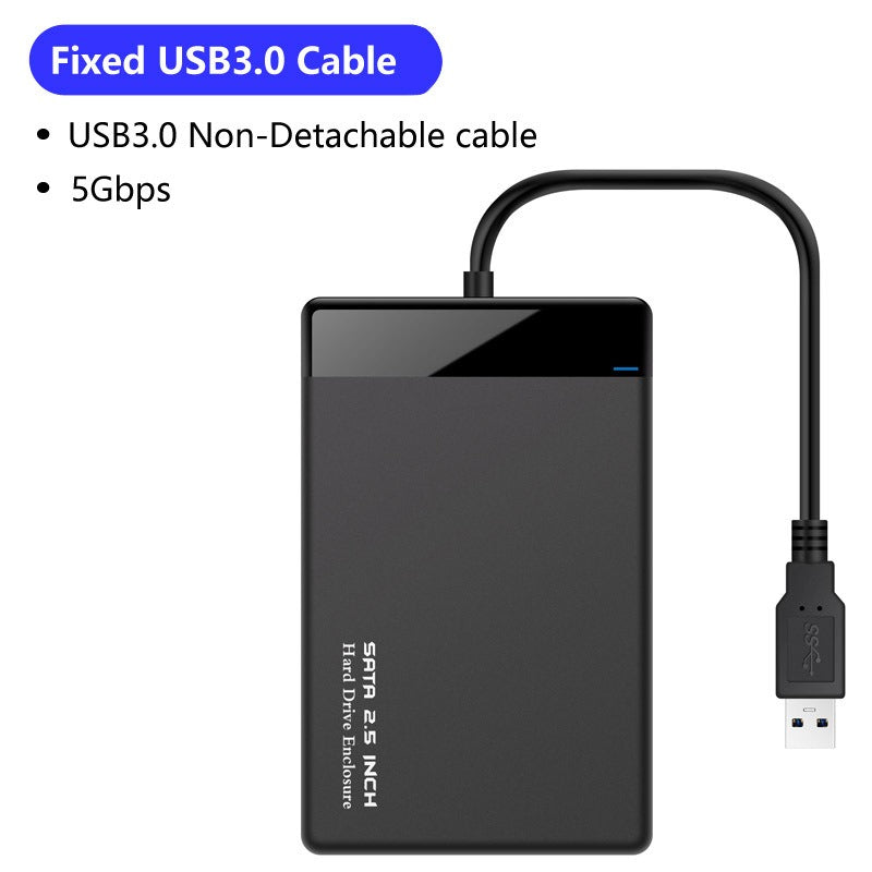 2.5-inch SATA portable hard drive box USB 3.0 portable hard drive protection box