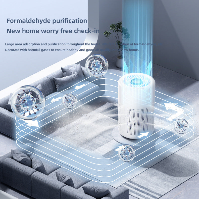 Air purifier for removing smoke and odor household indoor odor removal negative ion purifier