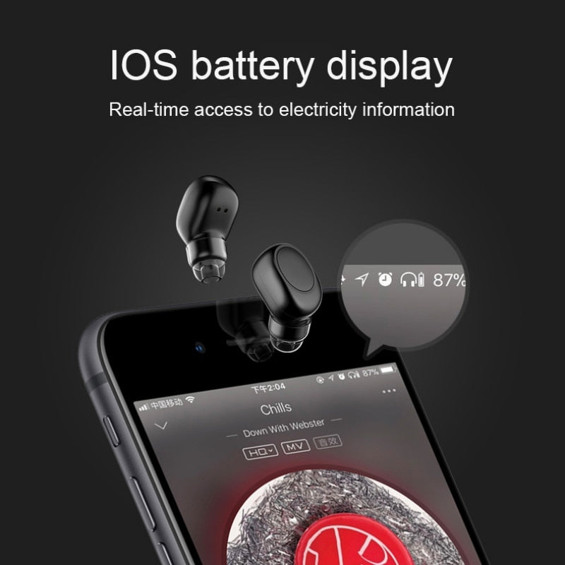 Wireless Bluetooth Headphone Headset X12 Car Bluetooth Earphone USB Magnetic Charging Mini Sport