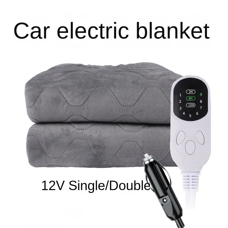 Car electric blanket outdoor camping 12v low-voltage DC safety mattress
