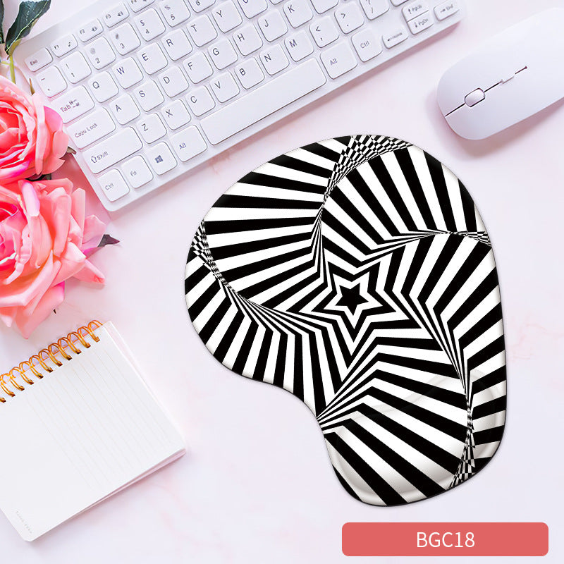 Silicone wrist mouse pad female comfortable computer soft non-slip hand rest pad thick non-slip wrist rest cute game pad