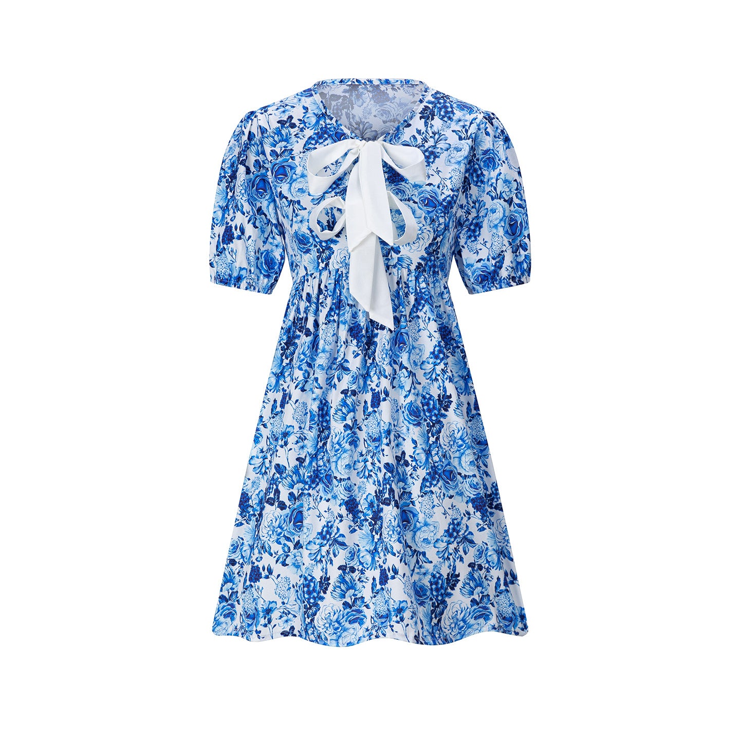 Loose short sleeved women's dress