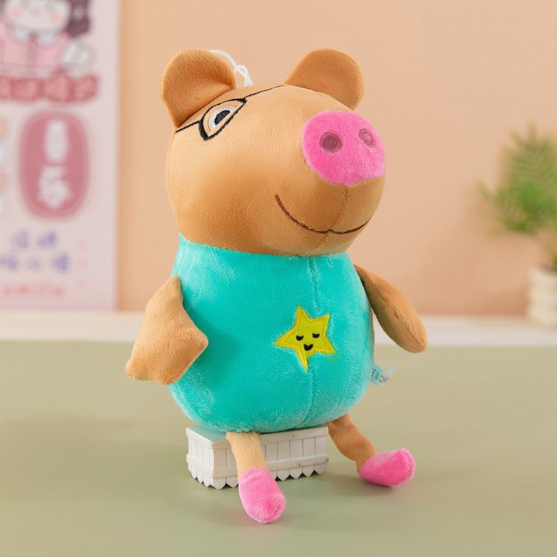 Cute Pig Friends Plush Toy Dinosaur Teddy Bear Cartoon George Pig Doll Gift for Girls
