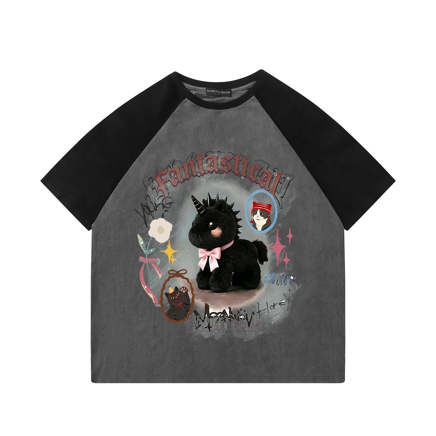 Unicorn printed short sleeved shirt