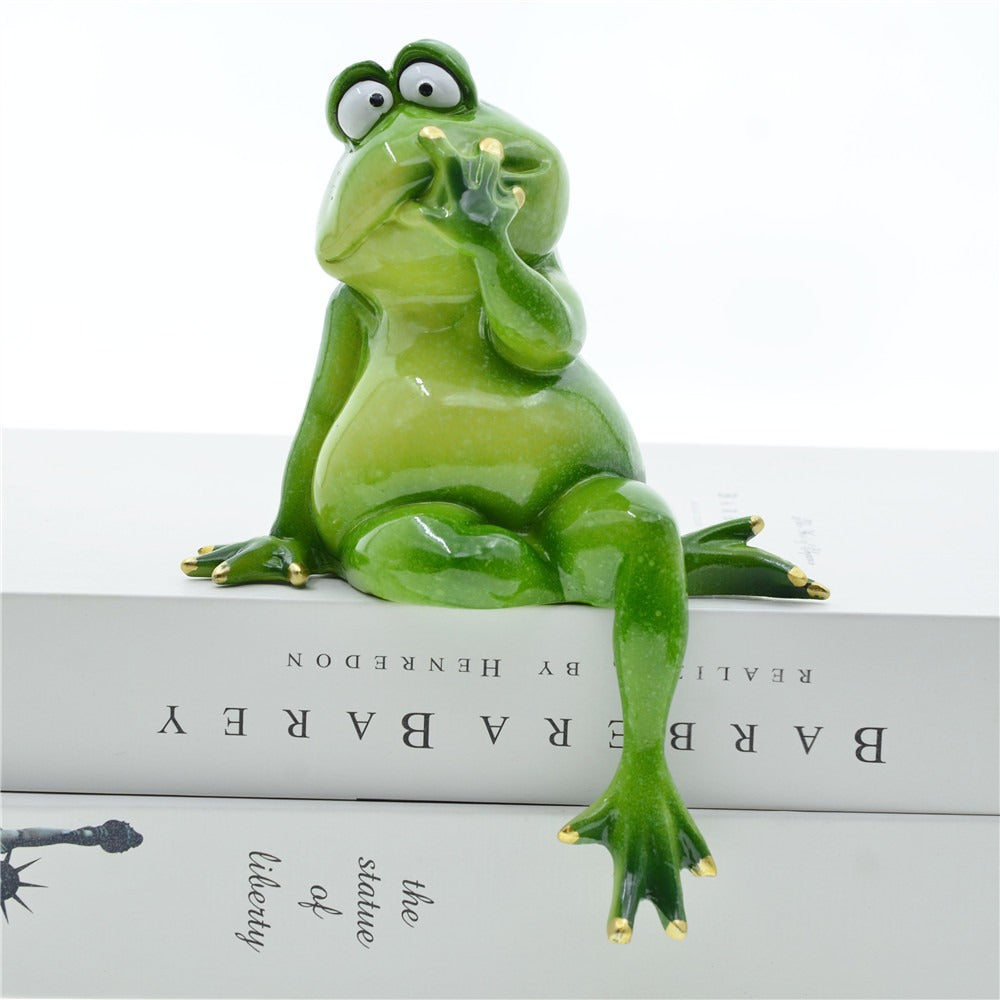 Garden Home Three No Frog Resin Decoration