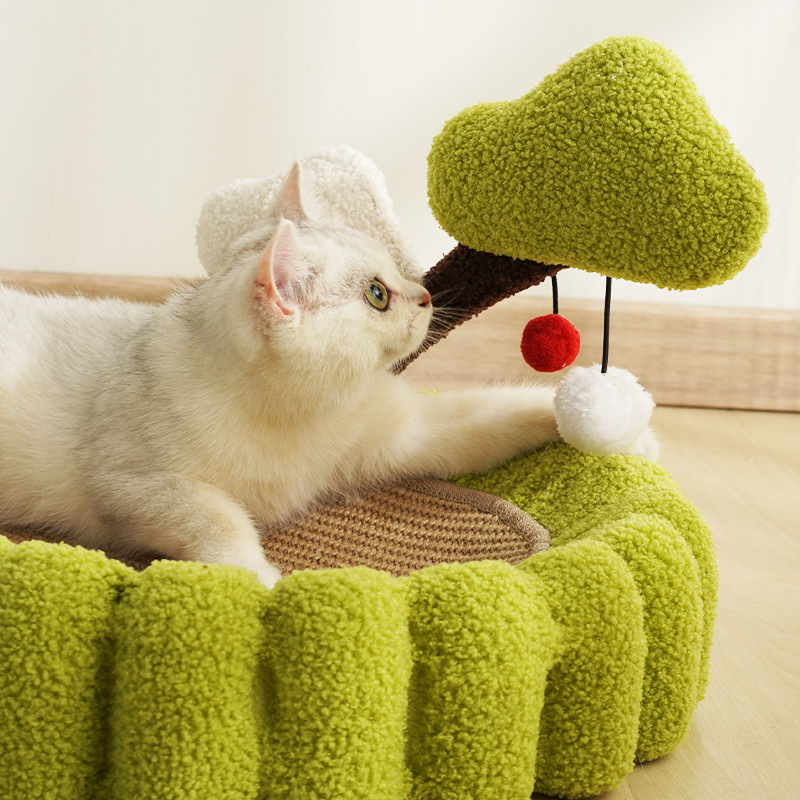 Money Tree Cat Scratch Pot Cat Scratch Pad Wear resistant and Durable Cat Scratch Pot Cat Scratch Column Cat Toys Pet Supplies