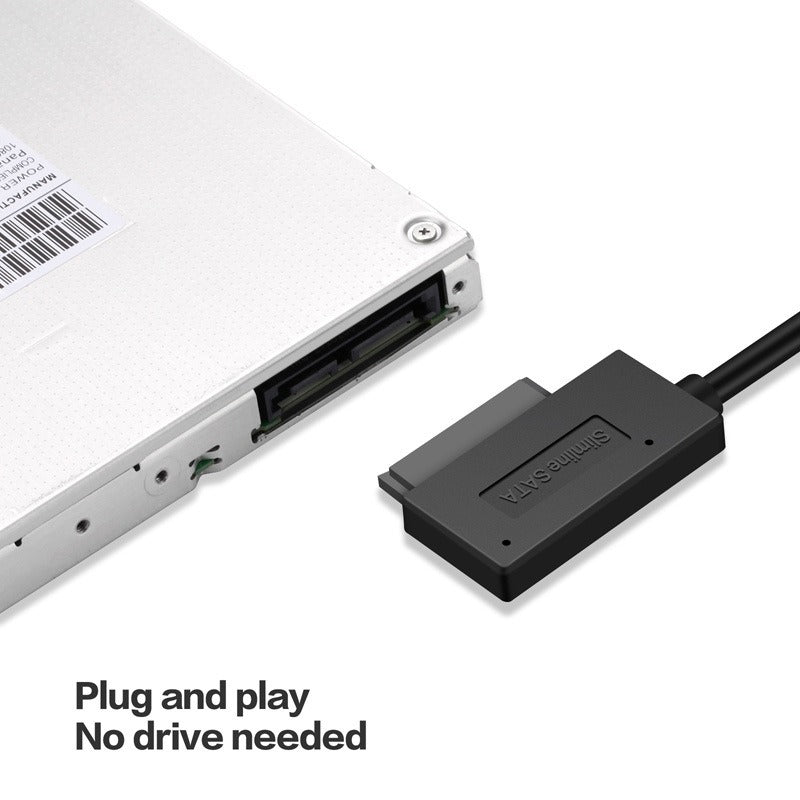 USB 3.0 to SATA7+6-pin easy drive cable laptop optical drive adapter cable SATA optical drive to USB