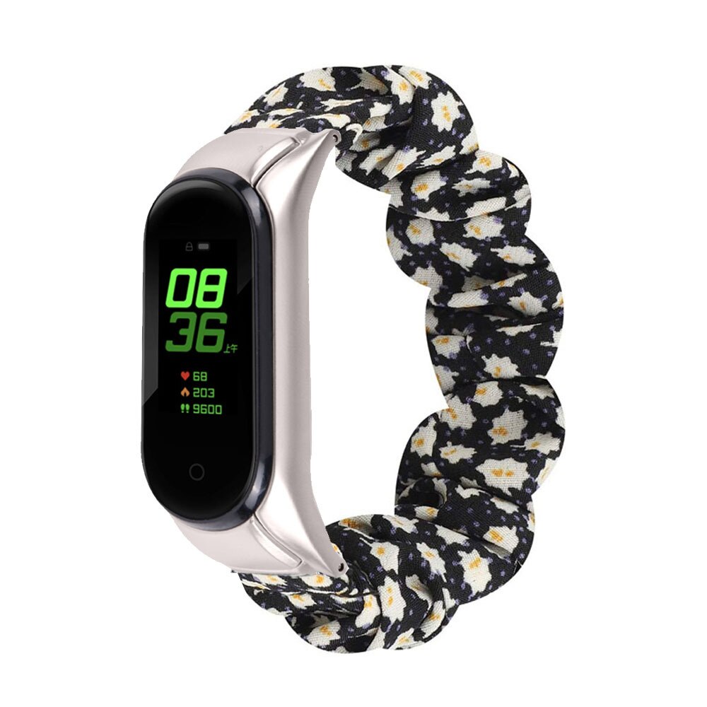 Scrunchies Elastic Strap for Xiaomi Mi band 5 4 3 replaceable Bracelet Mi Band 4 correa Wristband Breathable straps for miband 5