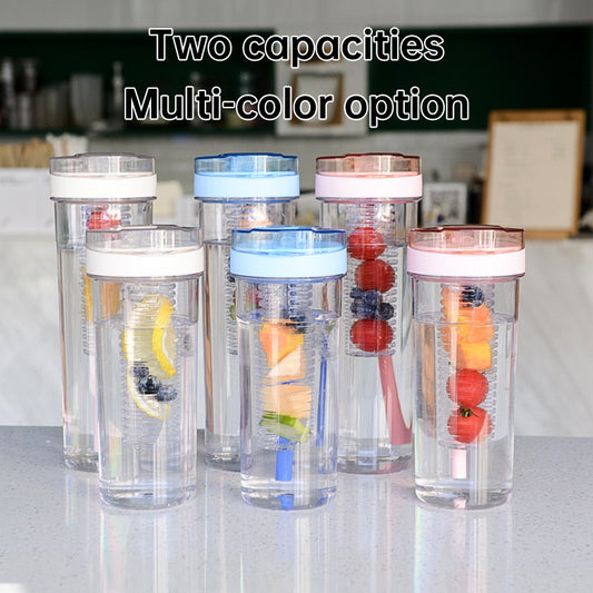 Summer Juice Cup Children's Straw Cup Female Student Plastic Cup Big Belly Water Cup High Beauty and Large Capacity