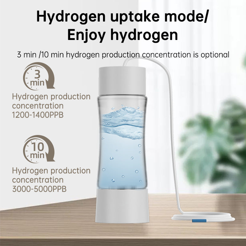 380ml High Quality tritan plastic hydrogen water bottle