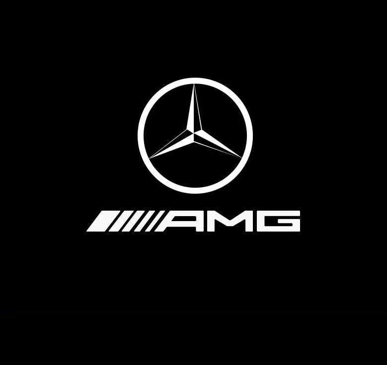 Suitable for Mercedes-Benz Welcome Lights E-Class, C-Class, S-Class, E300L, GLC Door Projection Logo Lights Laser Ground Lighting
