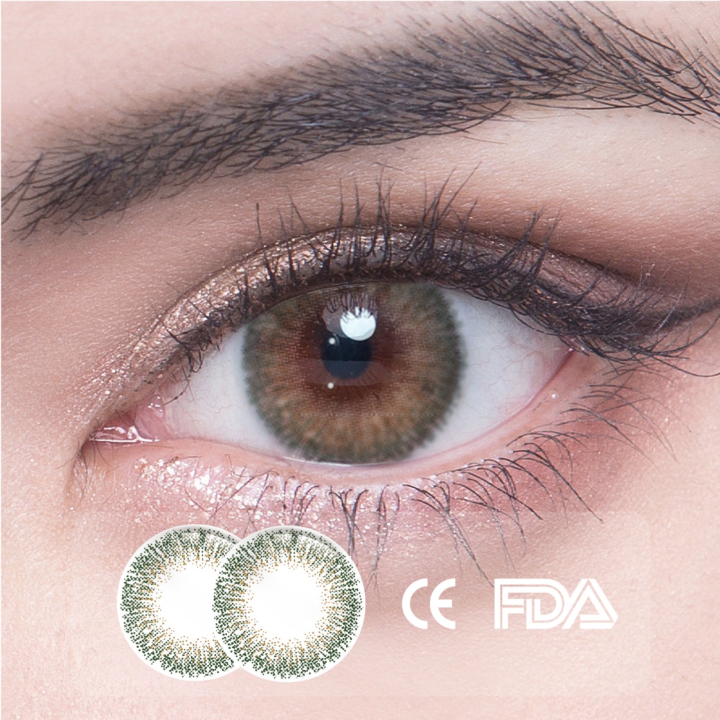  1Pcs FDA Certificate Eyes Beautiful Pupil Colorful Girl Cosplay Contact Lenses