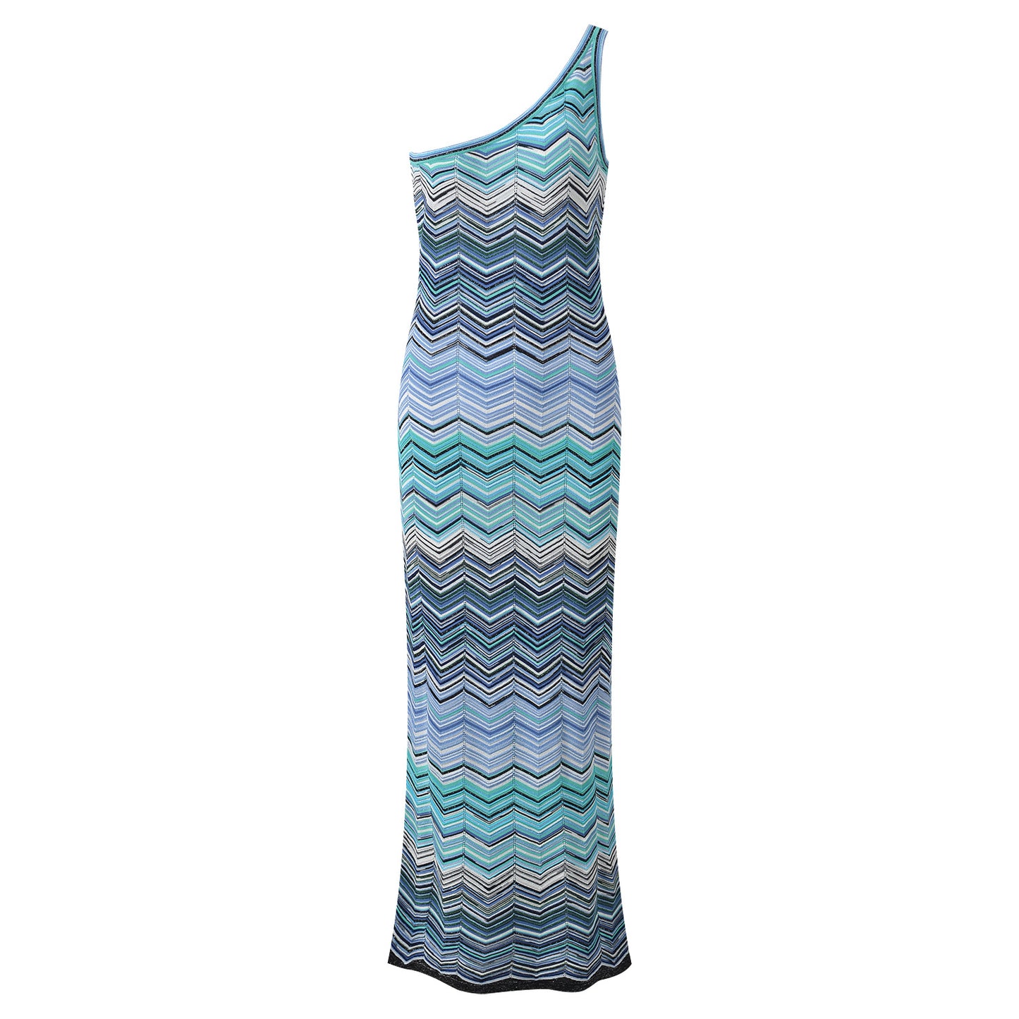 Single shoulder camisole long skirt